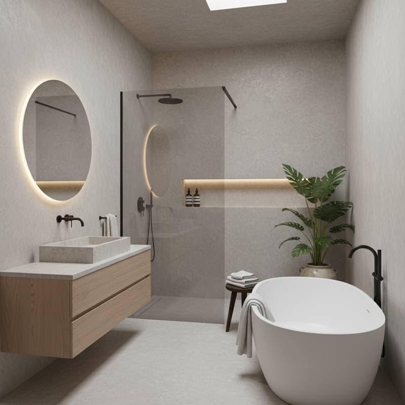 Featured image for Why Microcement Beats Tiles for Modern Bathrooms