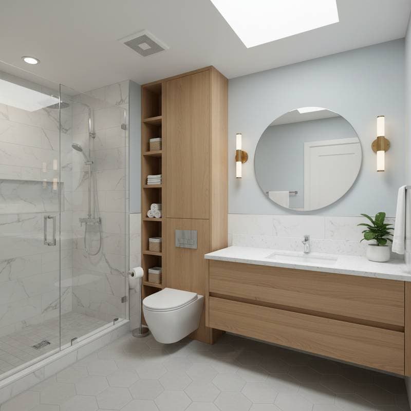Featured image for Smart Layouts That Make 5x7 Bathrooms Feel Spacious
