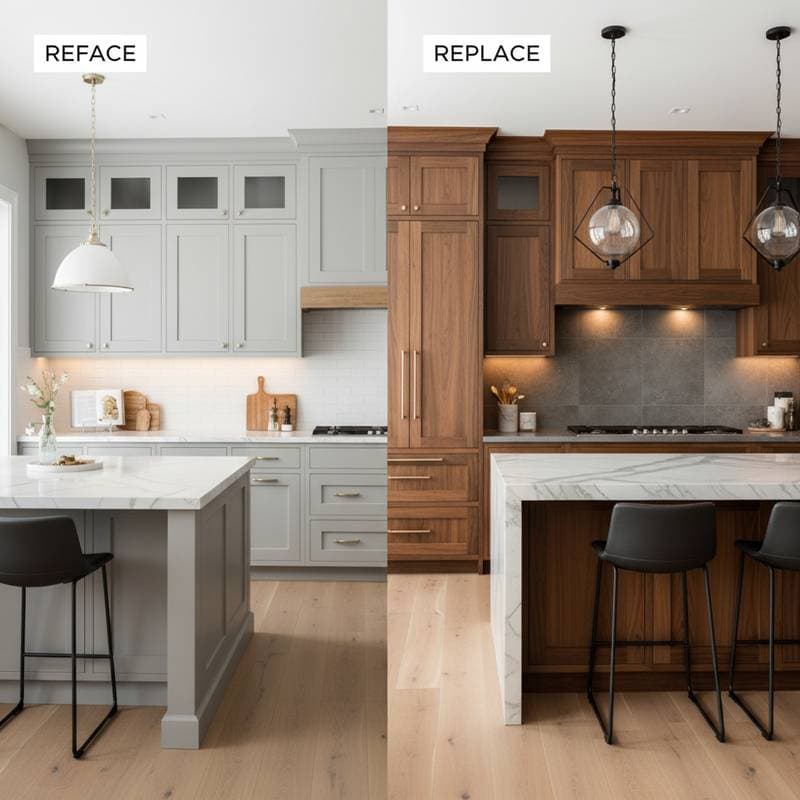 Featured image for Reface vs Replace: What Kitchen Pros Actually Recommend
