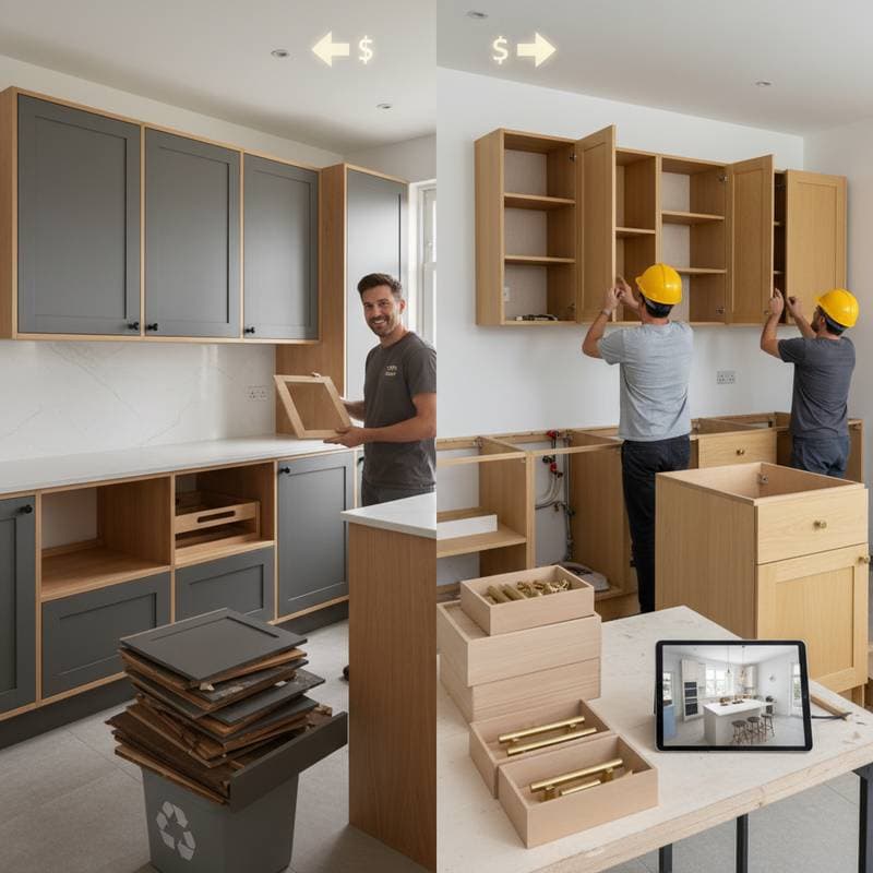 Featured image for When Refacing Costs More Than New Cabinets