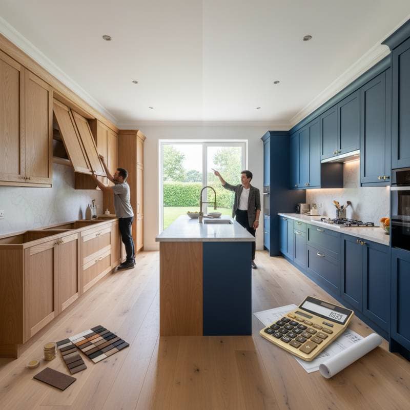 Featured image for Reface or Replace: Kitchen Cabinet Costs in 2025