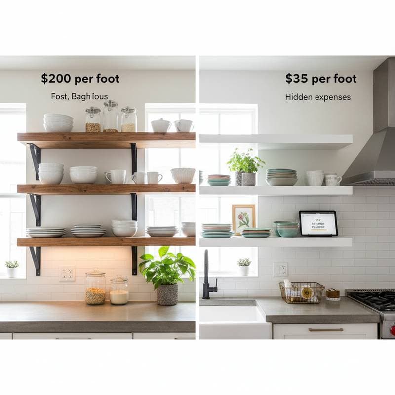 Featured image for Open Shelving Costs $35-$200 Per Foot in 2025