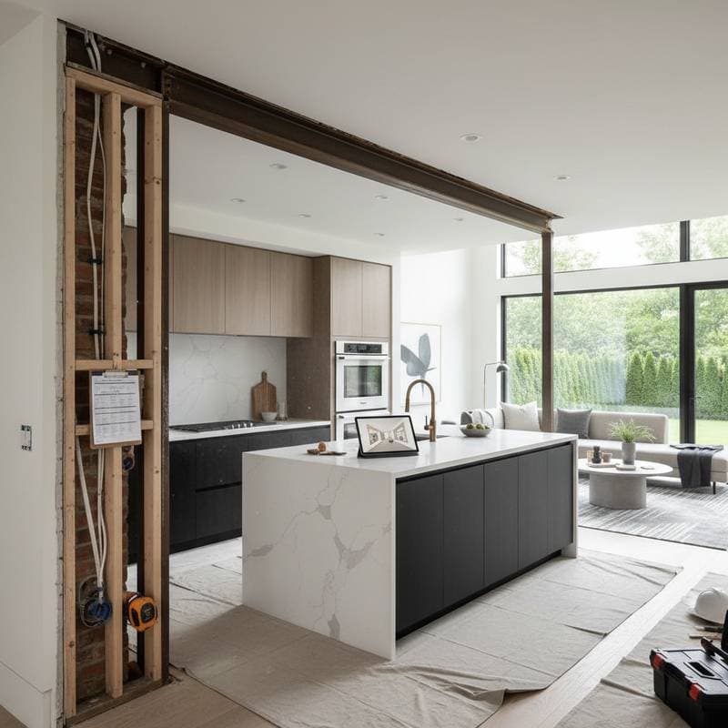 Featured image for Why Half of Open Kitchen Remodels Go Over Budget