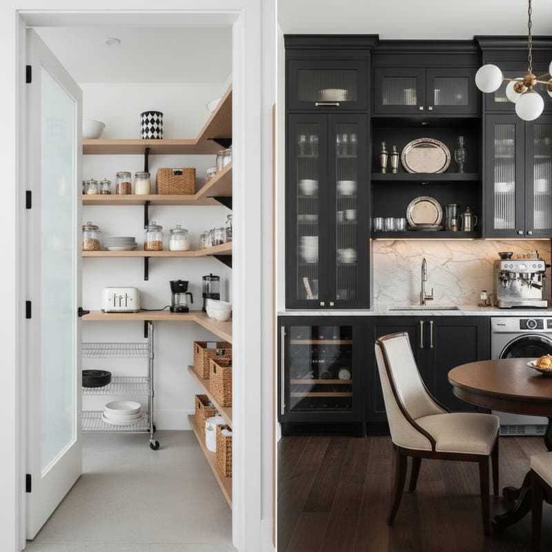 Featured image for Walk-In vs Butler's Pantry: Cost and Function Guide