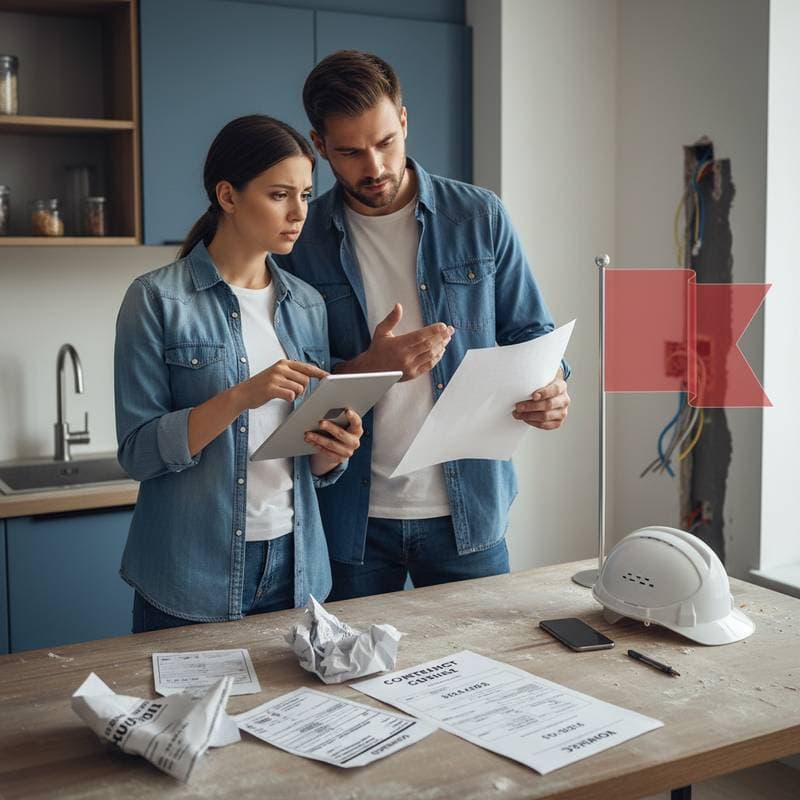 Featured image for Spot Contractor Red Flags Before They Cost You