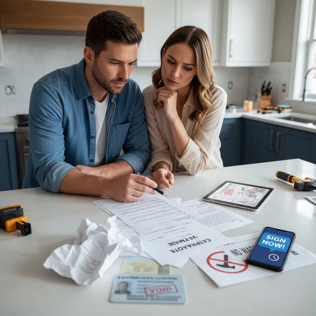 Featured image for Contractor Red Flags That Protect Your Wallet