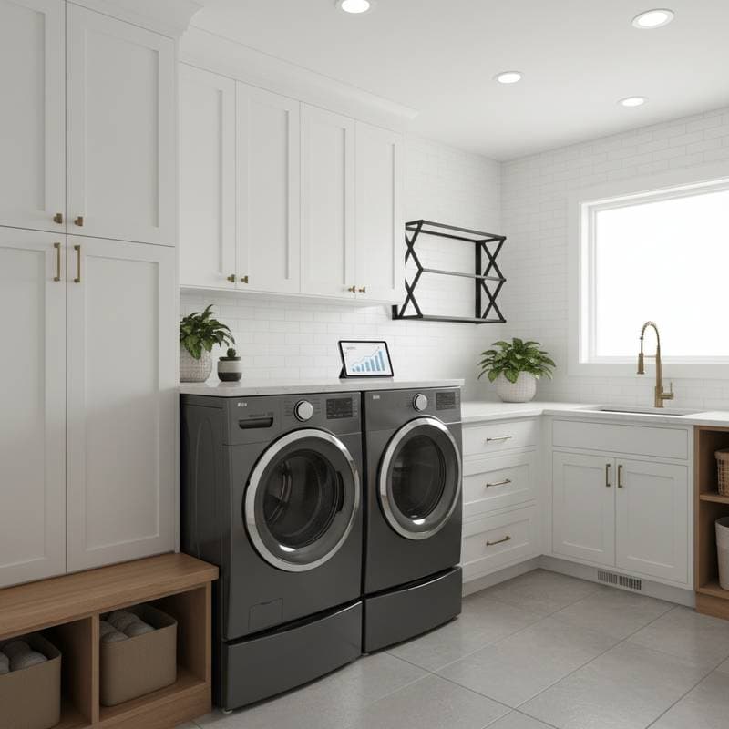 Featured image for Laundry Remodels Return 55-75% ROI: Is It Worth It?