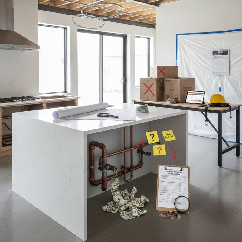 Featured image for Hidden Fees That Quietly Drain Kitchen Remodel Budgets