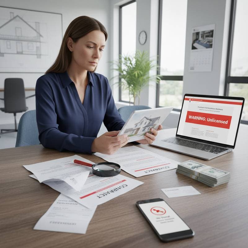 Featured image for Warning Signs That Expose Contractor Scams Fast