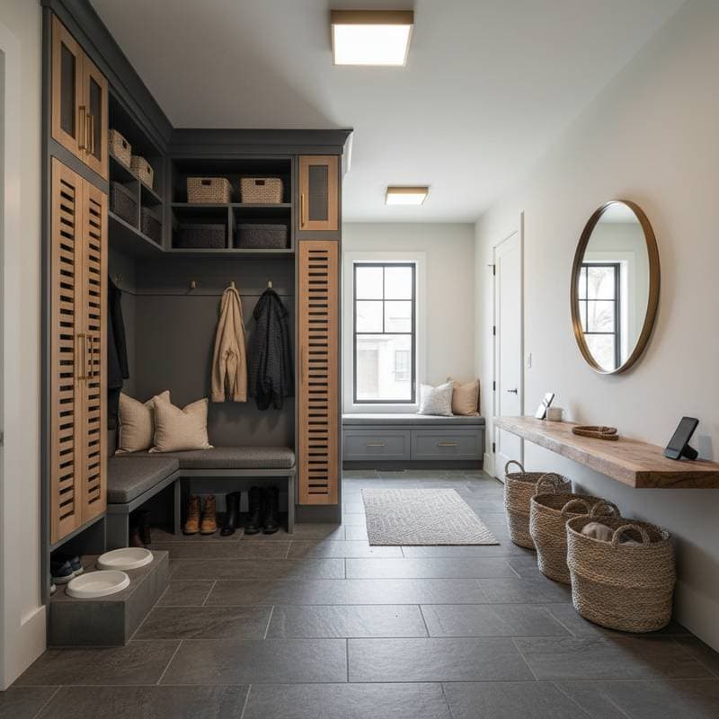 Featured image for Mudroom Layouts That Actually Keep Clutter Out