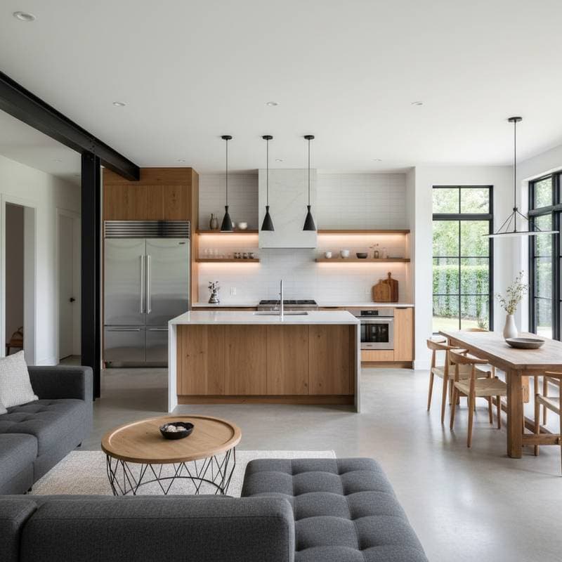 Featured image for 2026 Open-Concept Kitchen Costs and Design Shifts