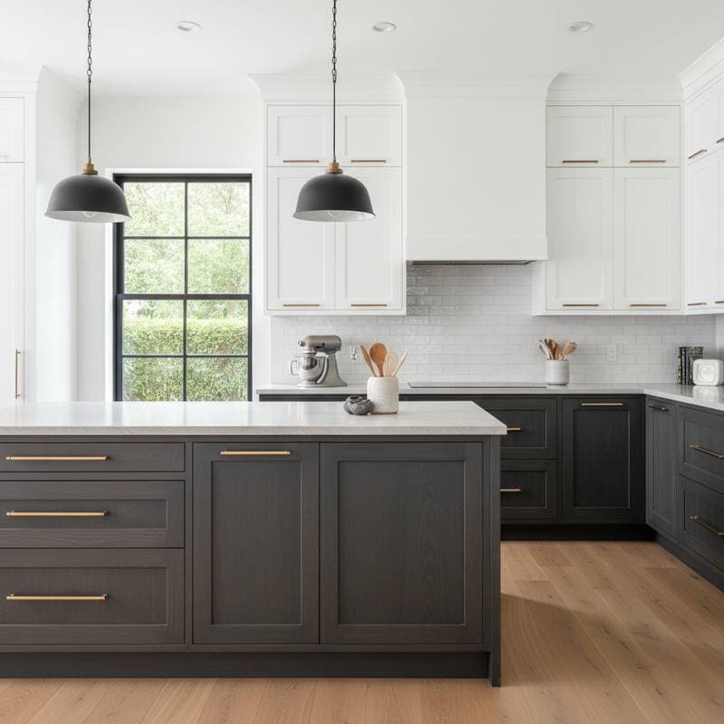 Featured image for Why Two-Tone Kitchens Cost Double to Finish