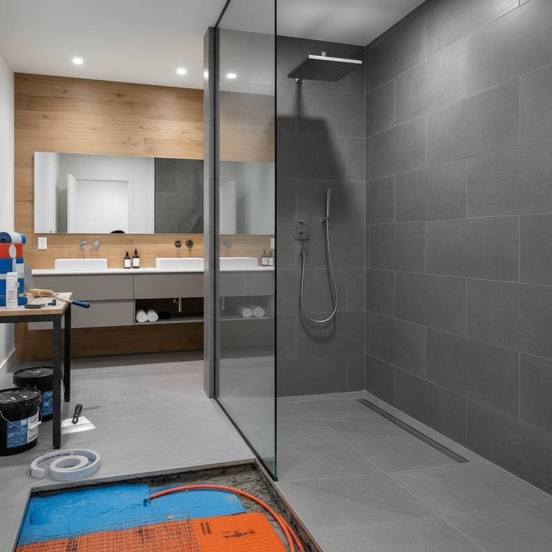 Featured image for Curbless Showers: 2026 Waterproofing Costs Exposed