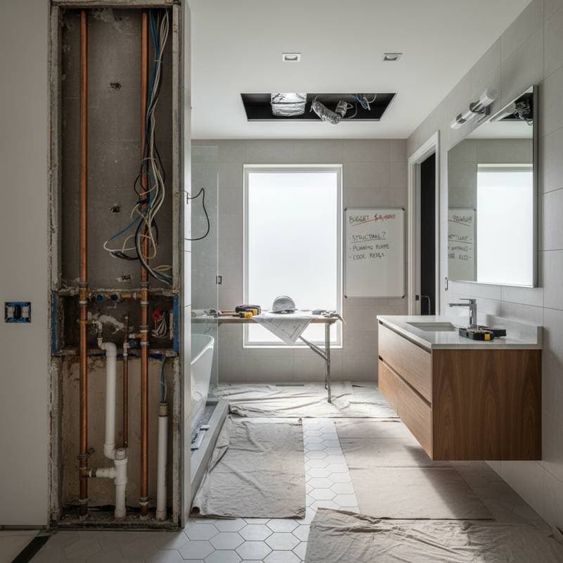 Featured image for Why Bathroom Remodels Cost 40% More Per Square Foot