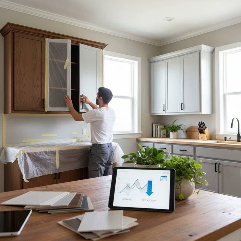 Featured image for Cabinet Refacing Costs: Budget-Friendly Kitchen Updates