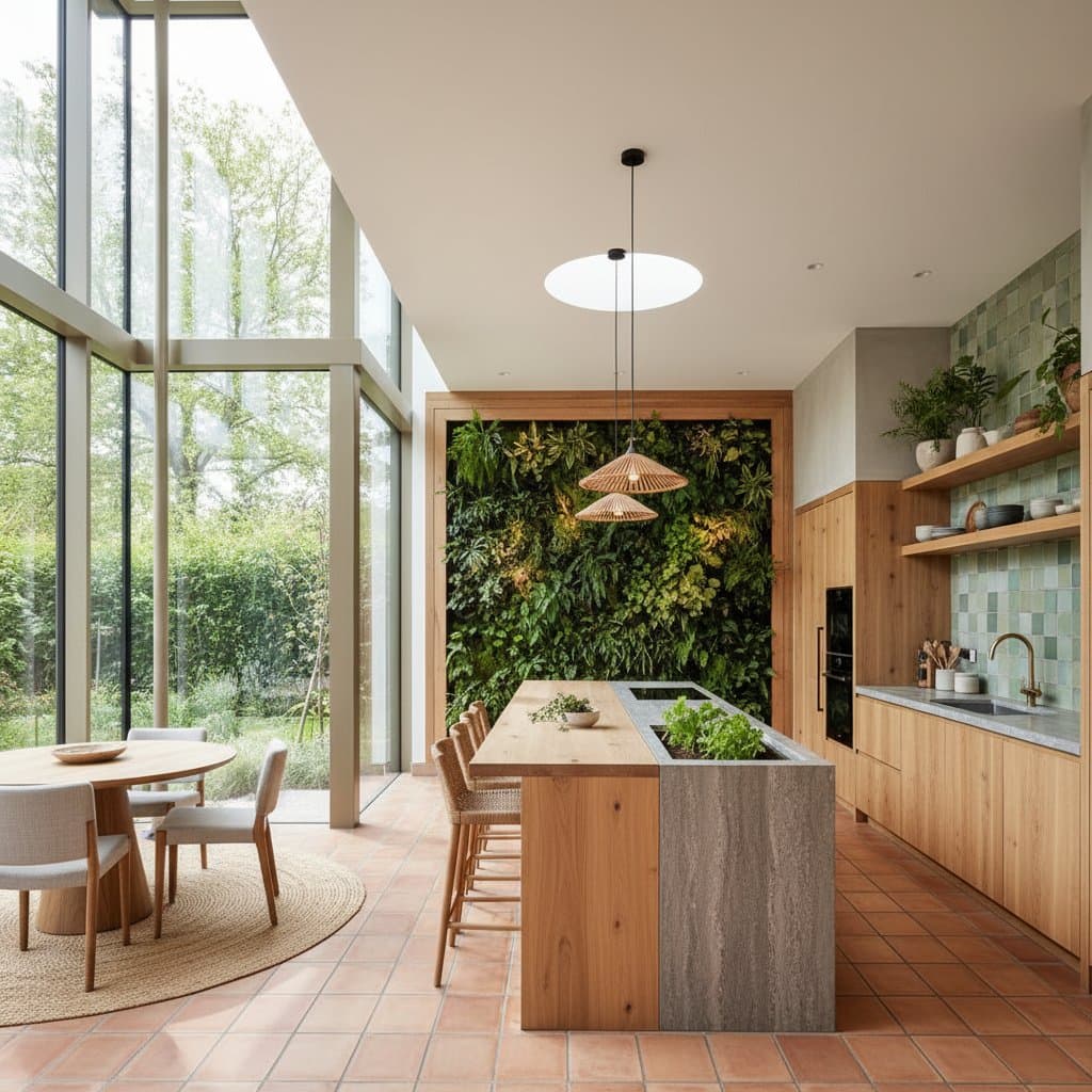 Featured image for Biophilic Kitchens Put Natural Light First