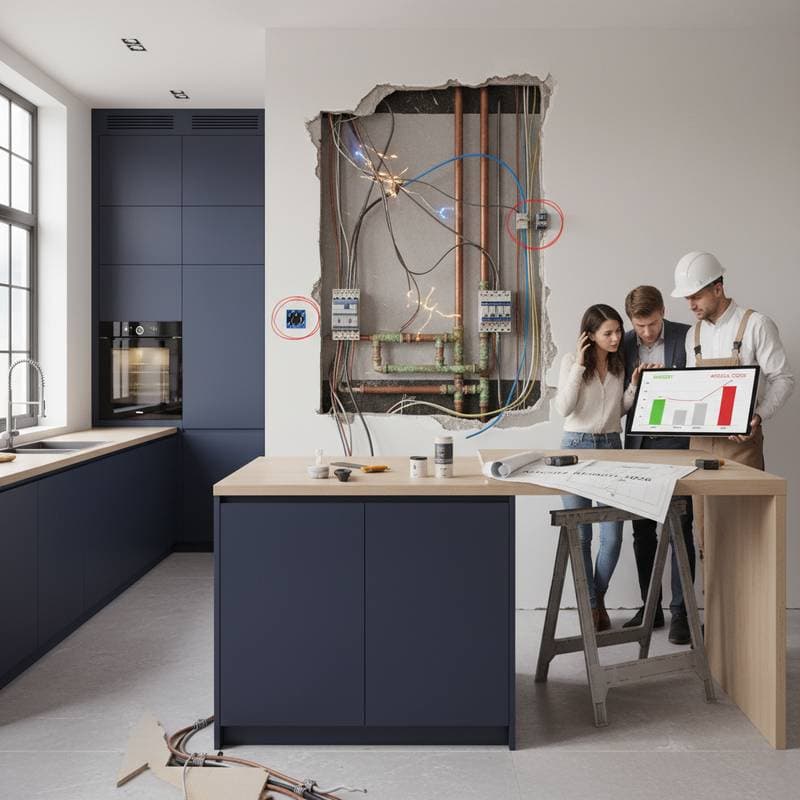 Featured image for Hidden Wiring and Delivery Delays Drain Kitchen Budgets